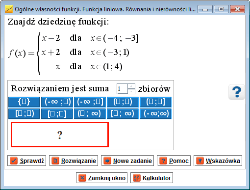 zadanie z formatką zbioru